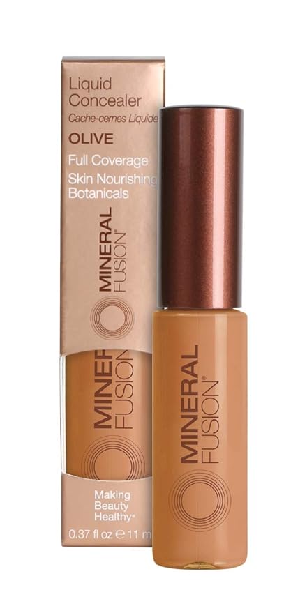 Mineral Fusion Liquid Concealer, Olive, 0.36 Ounce (Packaging