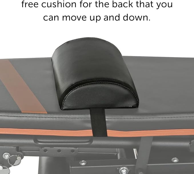 Gymenist Exercise Bench Adjustable Foldable Compact Workout Weight (FOLD-110B)