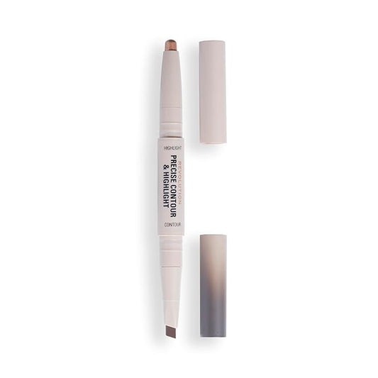 Revolution Beauty, Precise Contour & Highlight Stick, All-In-One Cruelty-Free, Light
