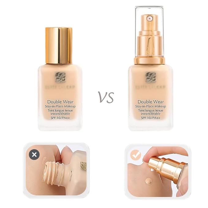 Chris.W 2Pack Foundation Pump for Estee Lauder Double