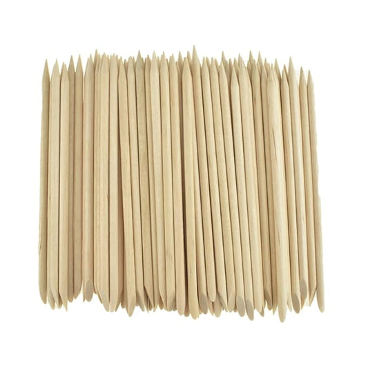 Hahiyo 4.5inches 100pcs orange wood