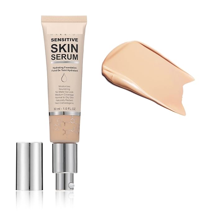 MAEPEOR Hydrating Foundation 6 Colors Full Coverage Liquid