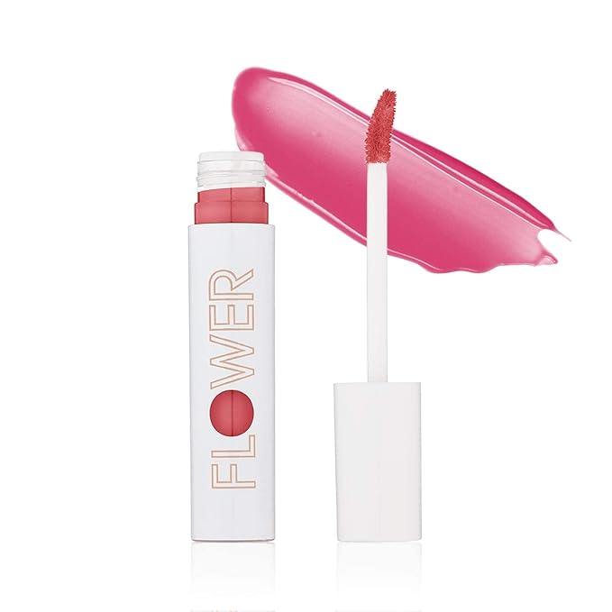FLOWER BEAUTY By Drew Barrymore Bitten Lip Stain - Long-Lasting Color - Hydrating + Water-Based Formula - Gel-Like Texture - (Sweet)