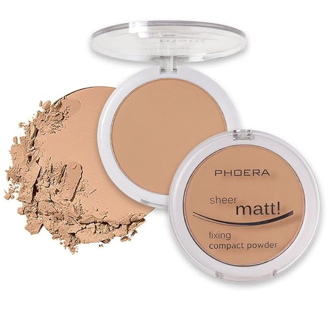 2 Pack Matte Face Powder, Control Oil Brighten