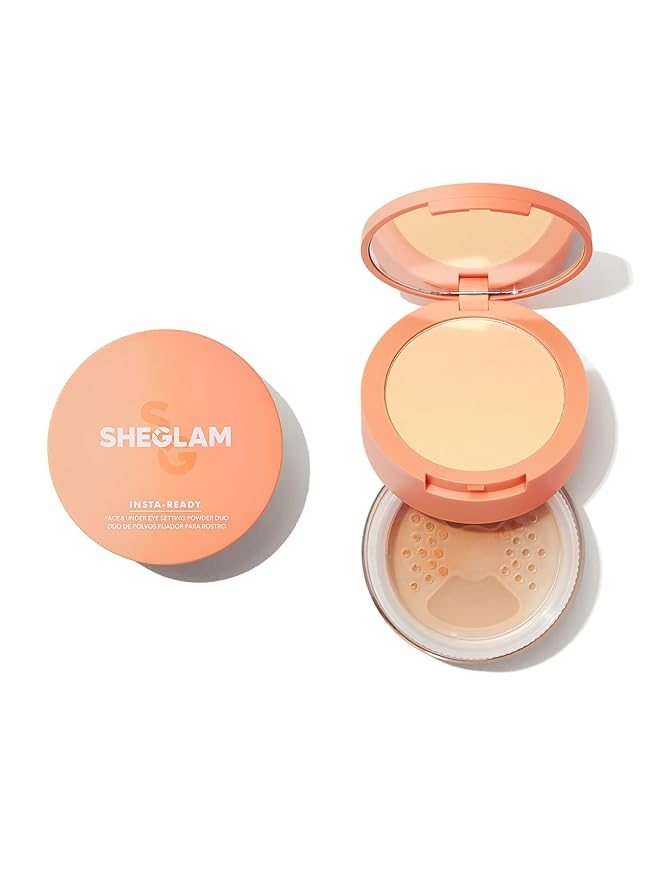 SHEGLAM Insta-Ready Face Powder Loose Under Eye Setting Smooth Sand