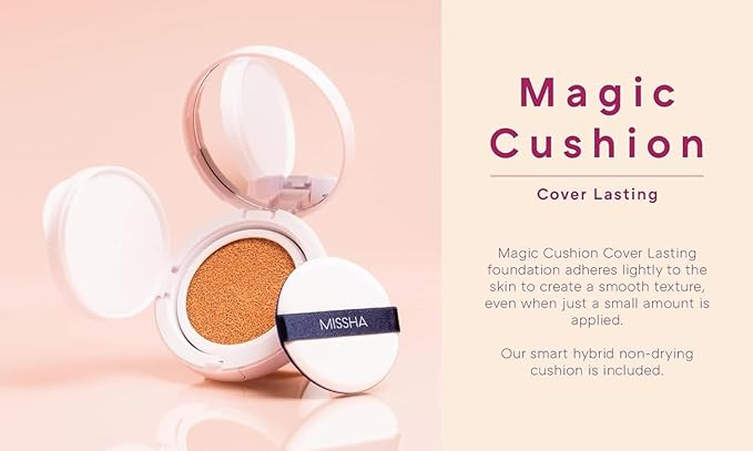 MISSHA Magic Cushion Foundation No.21 Light Beige for Skin Types