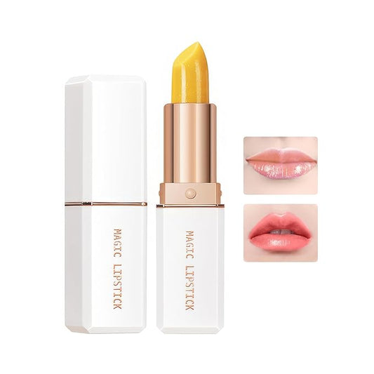 Color Changing Lipstick, 6-Colors Lip Stain Temperature Activated Vegan Formula, Magic Lipstick Long-Lasting, Nourishing, Cruelty-Free & Vegan #light yellow