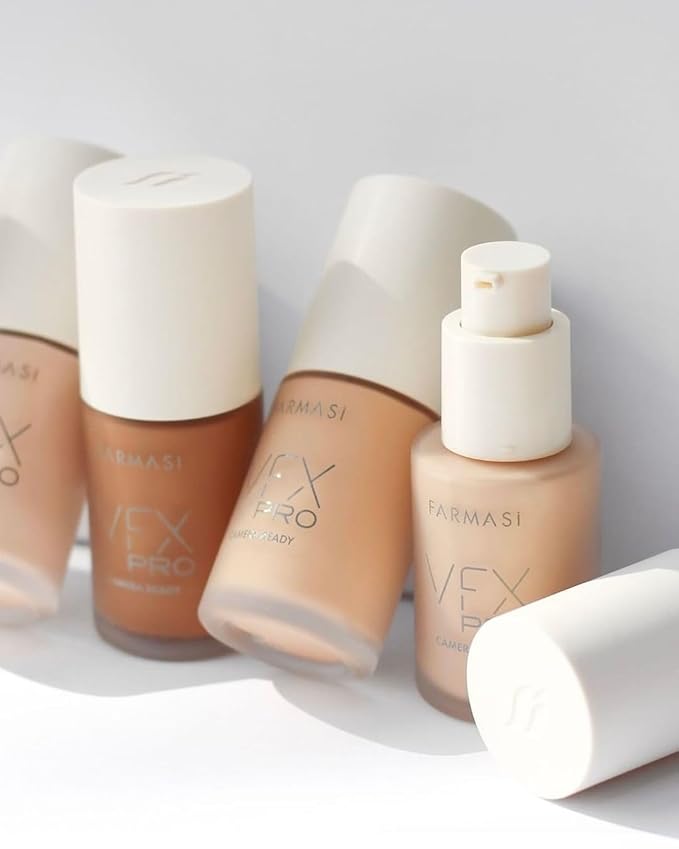 FARMASi Vfx Pro Foundation, Full Coverage Liquid Cream, Light 05 30 ml