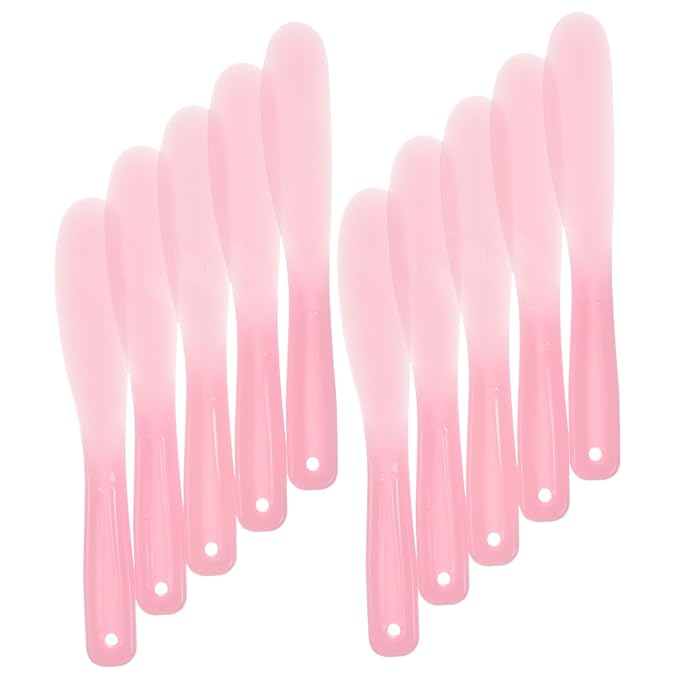 10pcs Tool Stick Makeup Spatula Cosmetic Plate Mixer