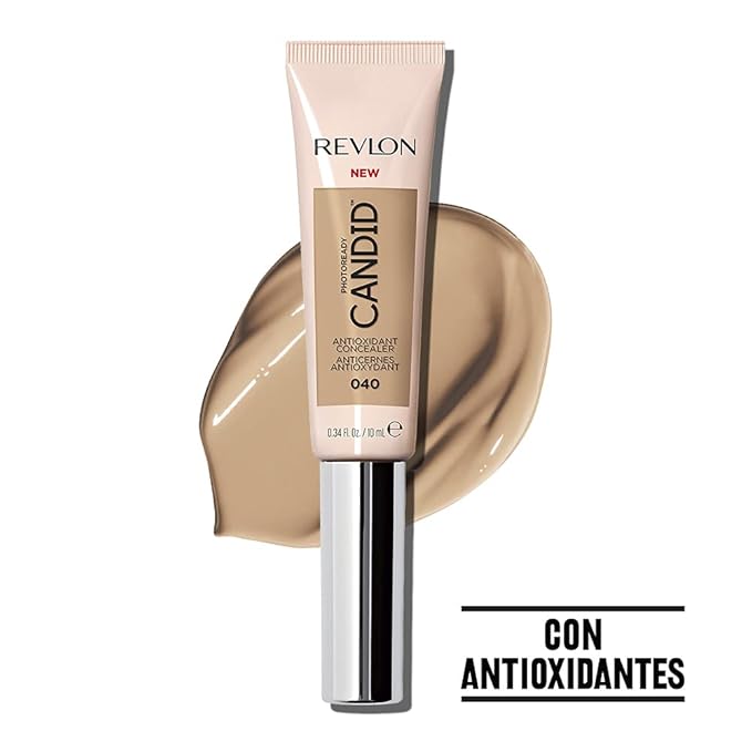 Revlon PhotoReady Candid Concealer, with Anti-Pollution, Antioxidant, Anti-Blue Fluid Oz