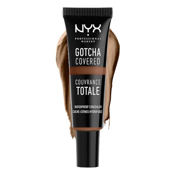 NYX Professional Makeup Gotcha Covered Concealer, Mocha, 0.27 Fluid Ounce