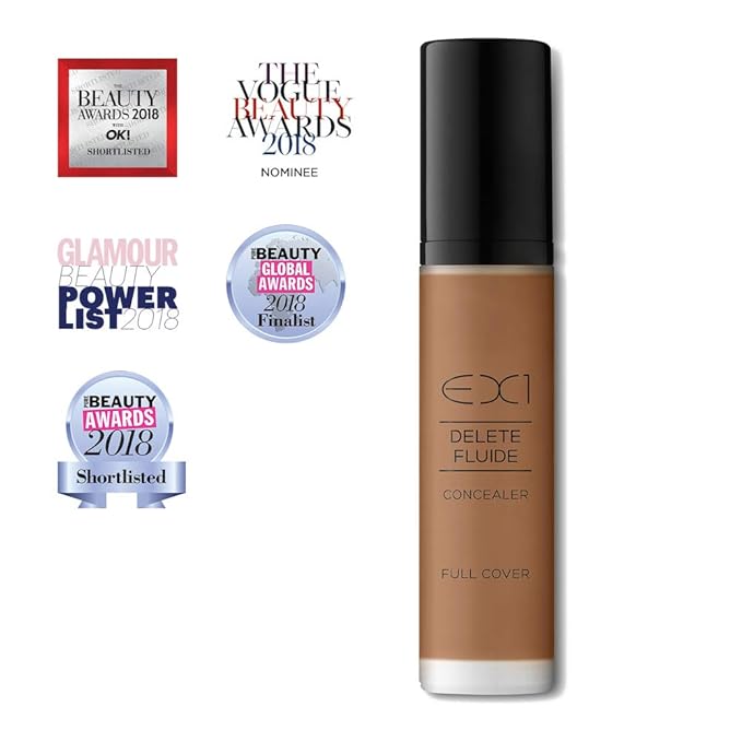 EX1 Cosmetics Delete Fluide Full Coverage Liquid Concealer Seamless Finish