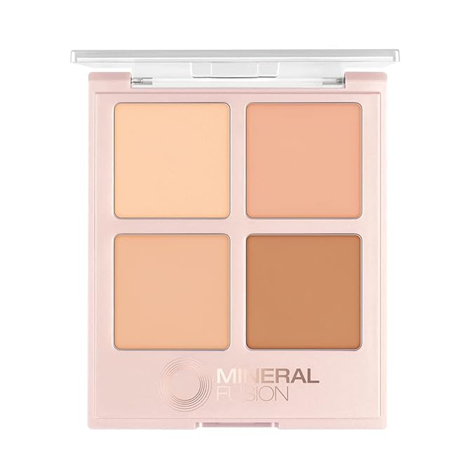 Mineral Fusion Concealer Palette Quad, Light to Neutral,