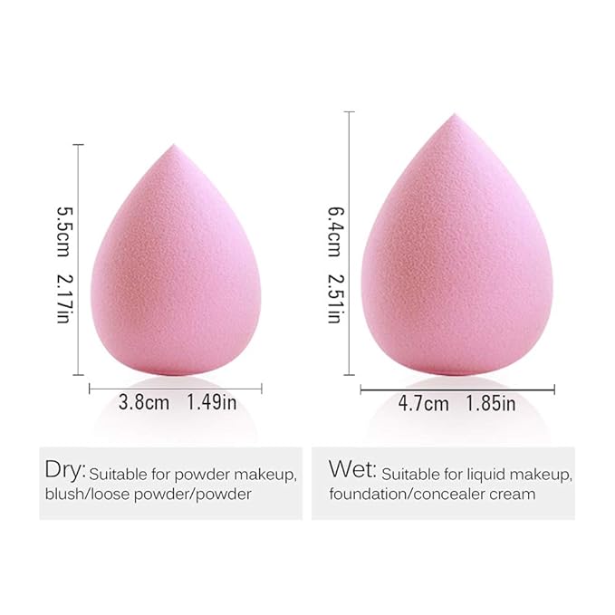 Waterproof Full Coverage Concealer With Primer Sponge Set, Light Natural)