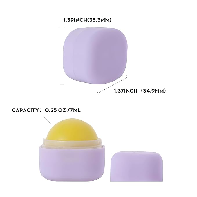0.25 oz（7g） Empty Lip Balm Square