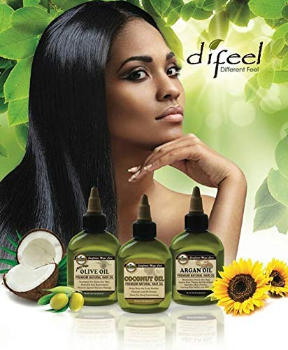 Difeel Premium Castor Plus Tea Tree - Pro-Growth + Scalp Care Premium Hair Oil 2.5 oz.