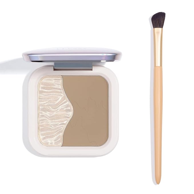 ELLESY Highlighter Makeup Palette Face Sculpting Highlighter Contouring brush-C01