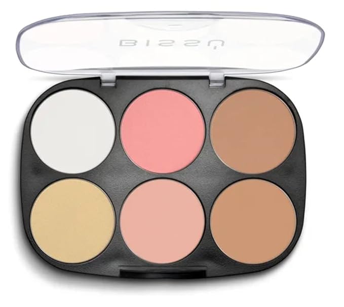 Bissú 6 colors Makeup Palette (4grms each color)