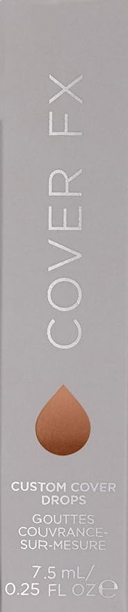 COVER FX Custom Cover Drops, Multi-Use Shade-Adjusting Liquid Deep 3