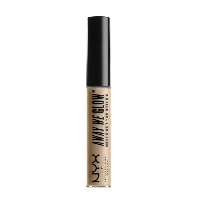 NYX Professional Makeup Away We Glow Liquid Highlighter, Fluid Ounce