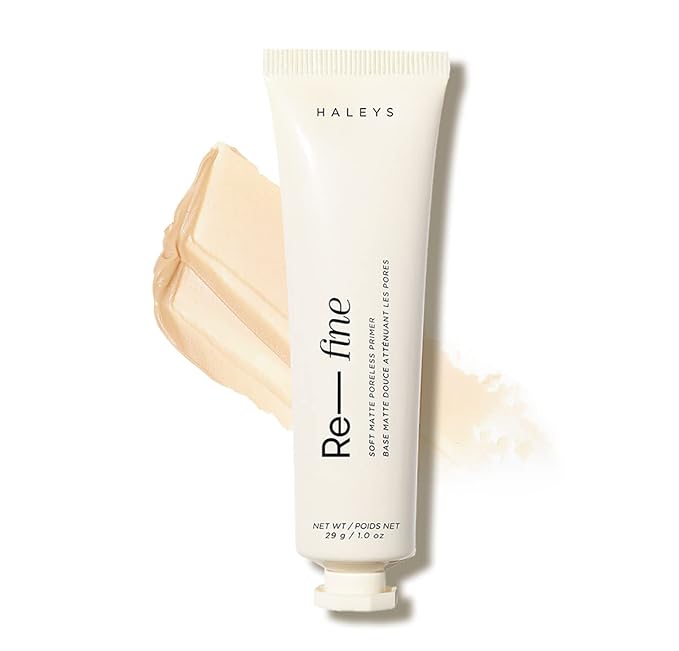 HALEYS Re-fine Soft Matte Poreless Primer (), Lightweight, + Fragrance-Free 1 oz