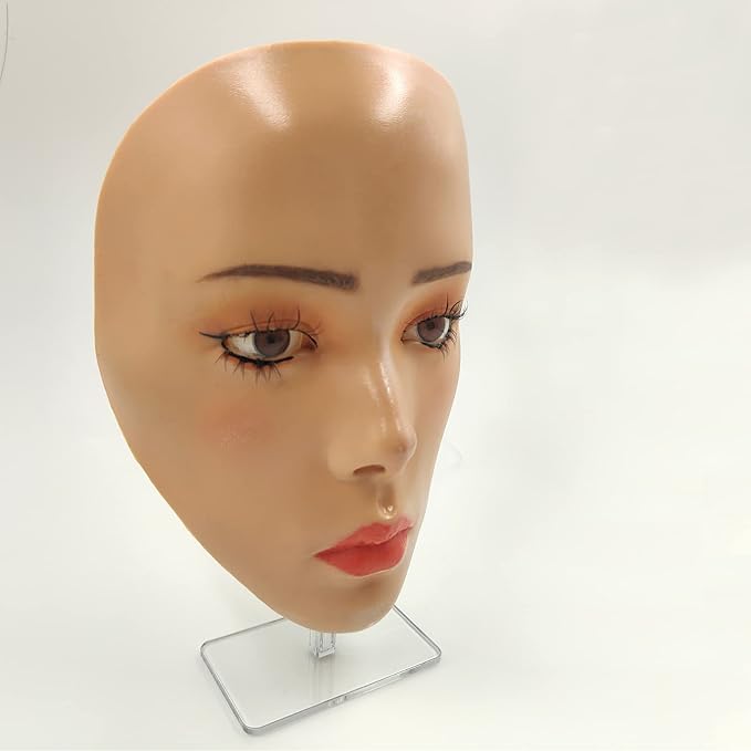3D Makeup Practice Face,Reusable Makeup Mannequin Face