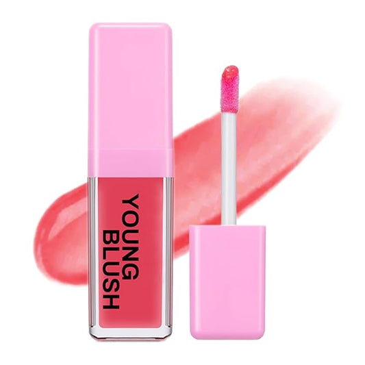 Mysense Tinted Blush Oil, Pink Liquid Blush for 02 Pink