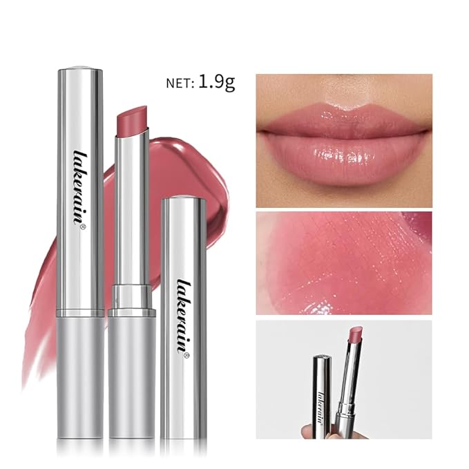 Pink Honey Lipstick Tinted Lip Balm - Sheer Hydrating Lipstick for All Skin Tones - Moisturizing Lip Color, Nourishing Lip Balm with Natural Black Cherry Tint