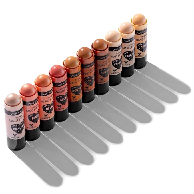 wet n wild MegaGlo Makeup Stick Conceal Contour 1oz Bundle 1.1oz