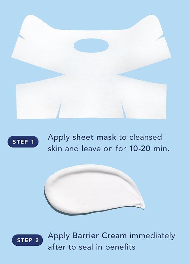 Rael Retinol Chin Mask with Miracle Clear Barrier Cream - Face Masks and Moisturizer, 2 Step Treatment, Niacinamide, Ceramide NP, for All Skin Types, Vegan, Korean Skincare (5 Kits)