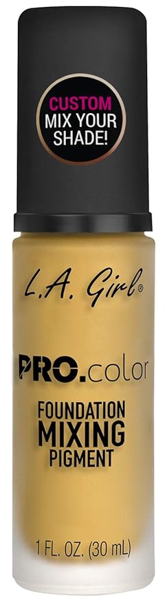 L.A. Girl PRO.matte Mixing Pigment Foundation, Yellow, GLM712