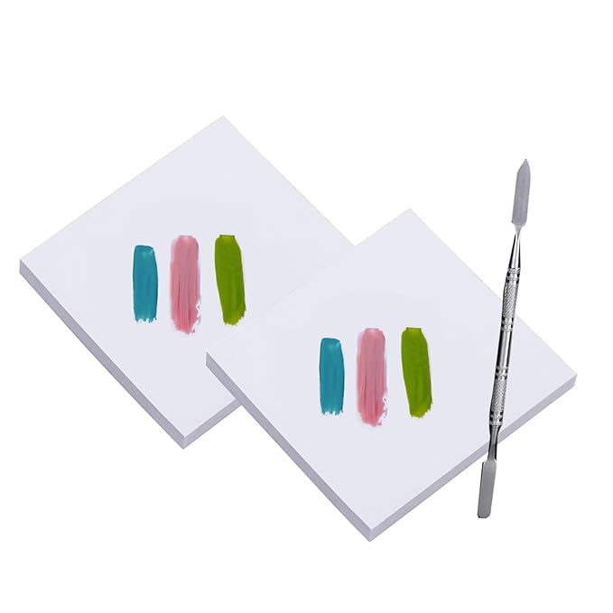 100 Sheets Disposable Nail Polish Palette Paper Nail