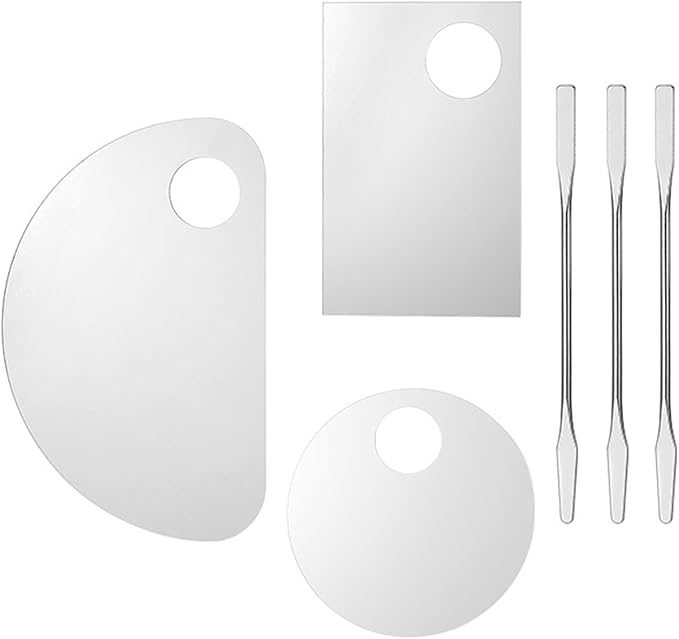 6 Pcs Makeup Mixing Palette Makeup Palette Tray