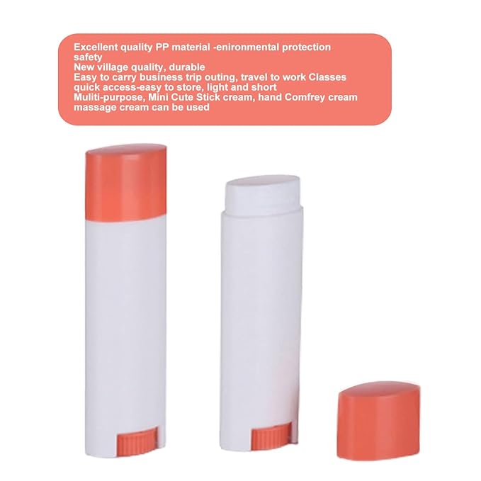 5ml 25Pcs Empty Oval Deodorant Lip balm,DIY