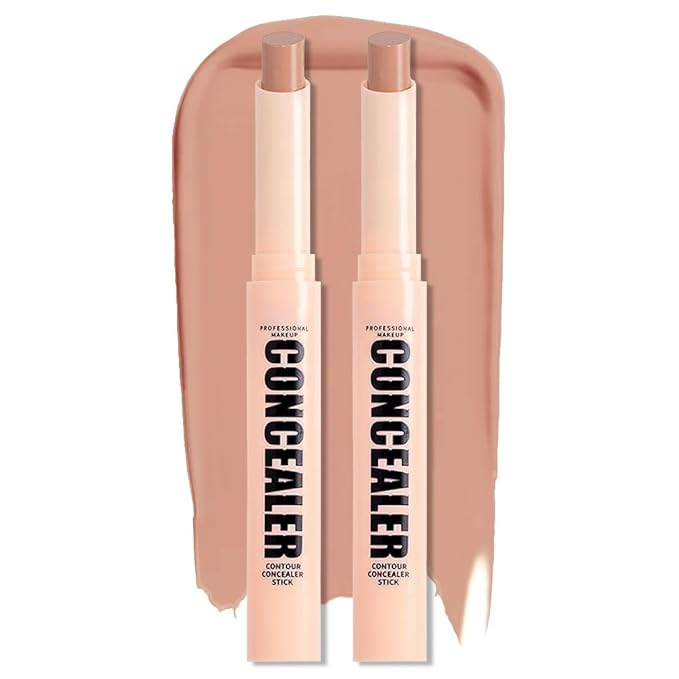 Kaely 2Pcs PROFESSIONAL MAKEUP Correcting Concealer Stick,Medium Coverage