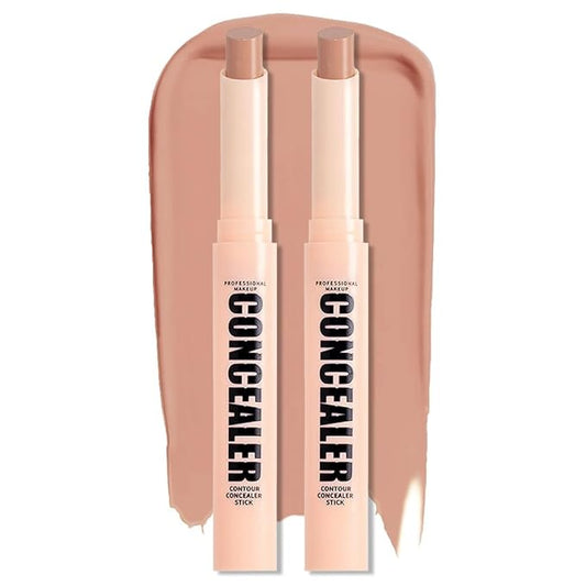 Kaely 2Pcs PROFESSIONAL MAKEUP Correcting Concealer Stick,Medium Coverage