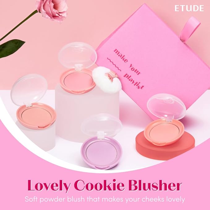 ETUDE Lovely Cookie Blusher #OR202 Sweet Coral Candy 4g
