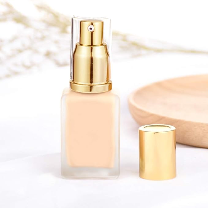 （3 colors）2 Pack Upgrade Foundation Pump Replacement for Wear Foundation(Gold)