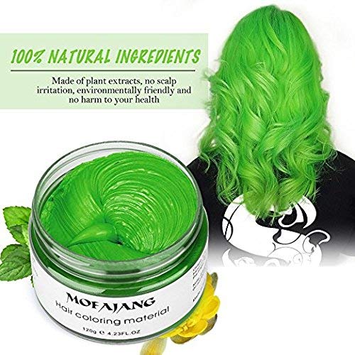 EFLY Hair Wax, Temporary Green