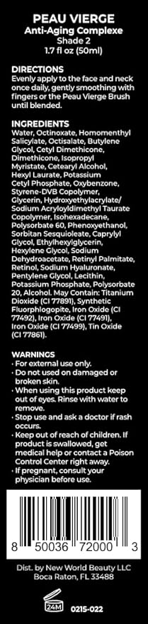 MĒTIER® Peau Vierge Complexe, Hydrating Tinted Moisturizer, Retinol, - light/medium)