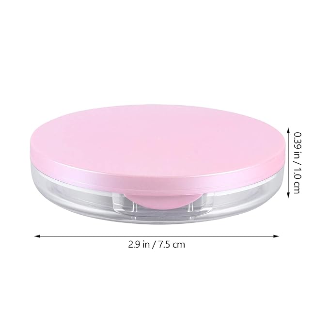 Powder Puff 2pcs Loose Powder Containers with Elasticated 5g