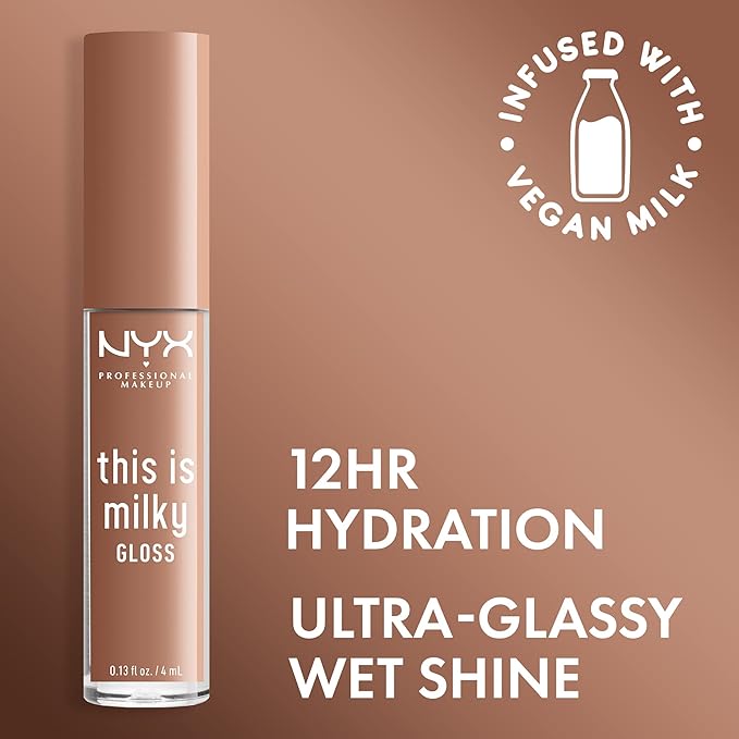 NYX PROFESSIONAL MAKEUP This Is Milky Gloss, Vegan Lip