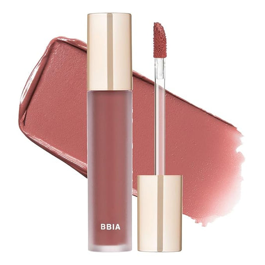 BBIA Last Velvet Tint - Soft & Creamy Matte Finish Lip Stain, Blur Effect with Velvety Texture, Long-Lasting, High Pigment, Lightweight, Non-Drying, Vegan, Korean Lip Makeup (V13 SERIOUS BOSS)
