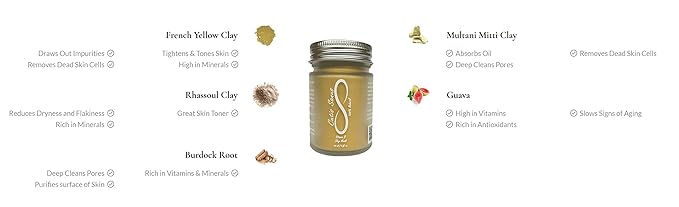 100% Natural Vitamin B Clay Exfoliating