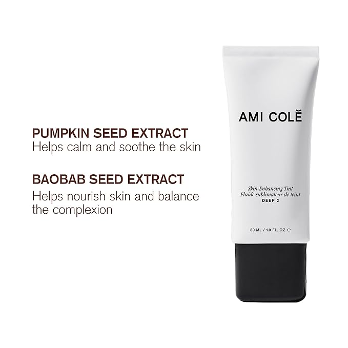 AMI COLÉ Skin-Enhancing Tinted Moisturizer (Rich 2), tinted
