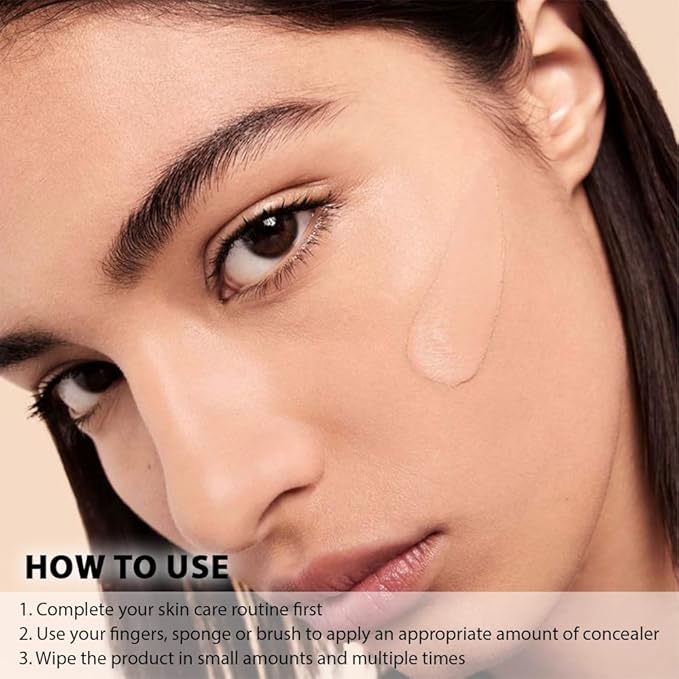 Kaely under Eye Concealer Full Coverage,Waterproof Concealer for