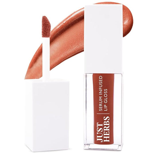 Serum Infused Lip Gloss for Women, Lightweight Non-Sticky High Glossy Moisturizing and Hydrating Lip Gloss 3 ml