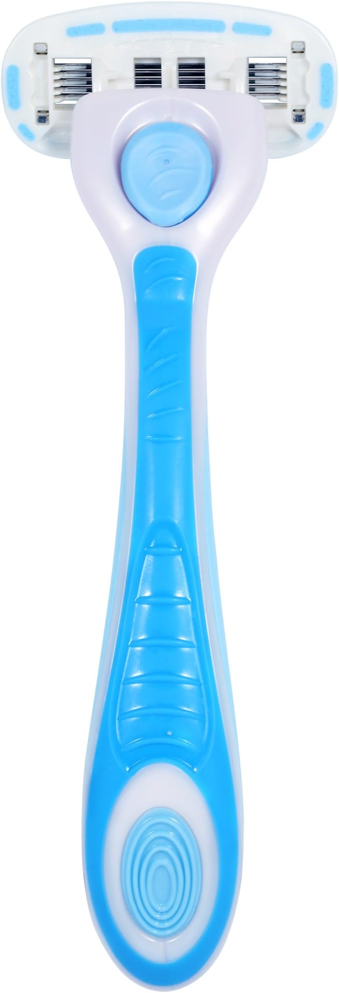 Amazon Basics 5-Blade Razor for Women, Handle, 2 Cartridges & Shower Hanger (Cartridges fit Amazon Basics Razor Handles only) (Previously Solimo)