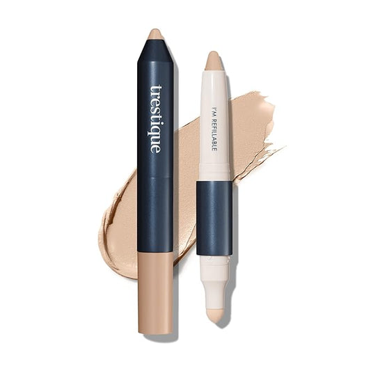 Trestique Concealer Crayon, Refillable Makeup Concealer With Built-In