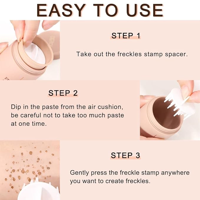 Erinde Upgrade Liquid Freckle Pen, Fake Freckles Stamp 02 Chocolate